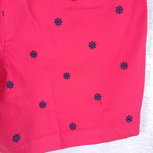 BRITISH KHAKI Nautical Ship Wheels Print Shorts - Picture 7 of 7